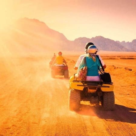 4-Hour Quad Biking Tour in Sharm El-Sheikh with Camel Ride and Dinner