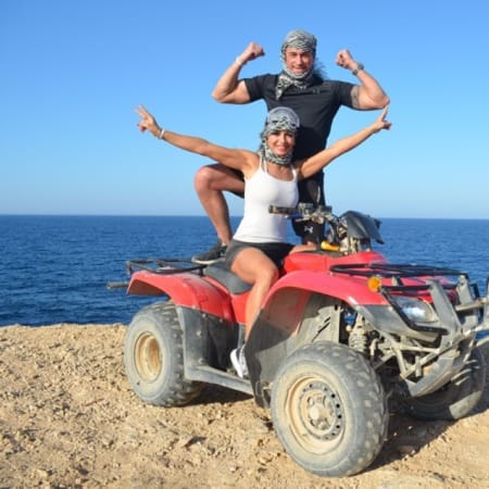 8-Hour ATV Sunset Safari from El Quseer with BBQ Dinner and Show