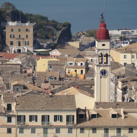 4-Hour Corfu Coast and Old Town Tour with Monastery and Tastings