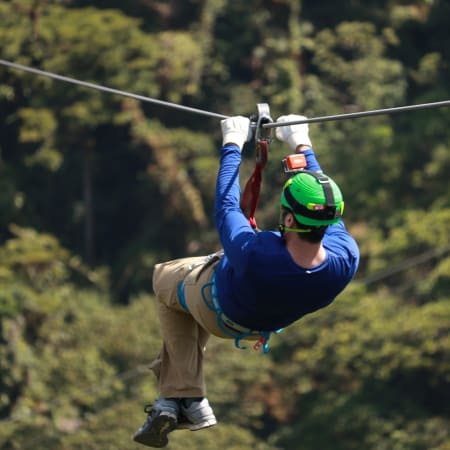 Full-Day Zip Line Adventure in Victoria de Durango with Waterfalls