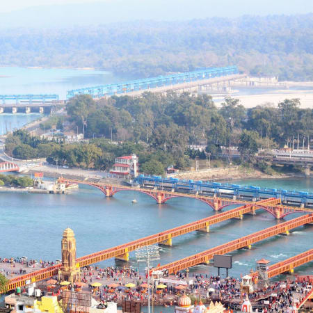 2-Day Haridwar and Rishikesh Tour from Delhi with Ganga Aarti