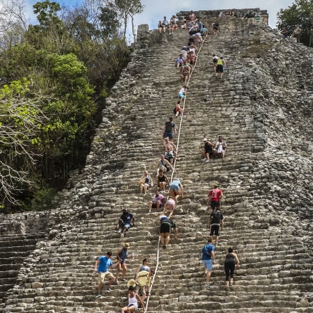 7-Hour Punta Laguna and Coba Tour with Cenotes and Wildlife