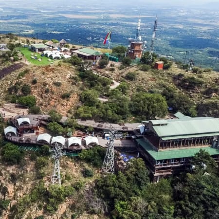 8-Hour Hartbeespoort Cableway Tour from Melrose Arch with Summit Views
