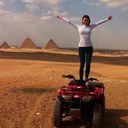 1-Hour Giza Quad Bike Adventure with Pyramids Desert Views