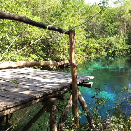 8-Hour Cenote Snorkelling Tour in Riviera Maya with Beach Club