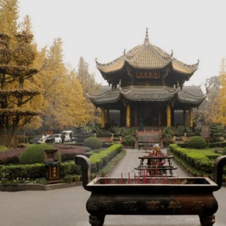 3-Hour Chengdu Food and Culture Tour with Qingyang Palace