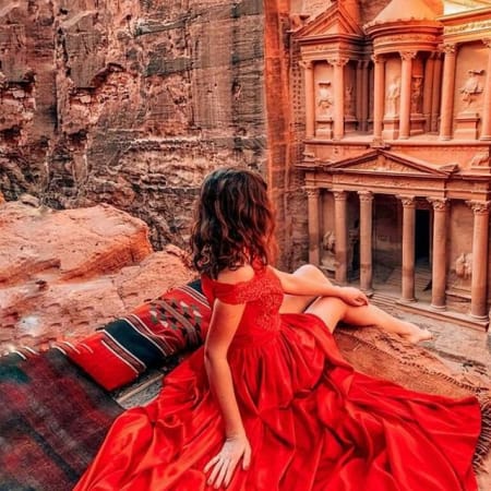 1-Day Petra Ferry Tour from Taba with Aqaba Free Time