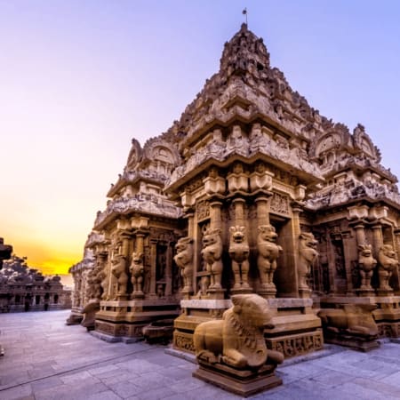 12-Hour Spiritual Temple Tour from Chennai to Pondicherry via Kanchipuram
