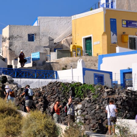 6-Hour Therasia Trekking Tour from Santorini with Homemade Wine