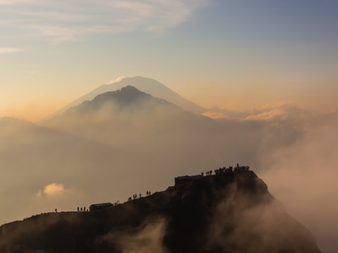 1-Day Mount Batur Sunrise Trek with Hot Spring and Luwak Coffee