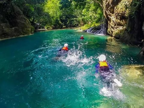 1-Day Badian Canyoneering Adventure to Kawasan Falls from Cebu