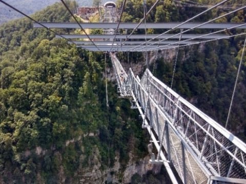 8-Hour Sky Park Adventure Tour in Sochi with Sky Bridge Visit