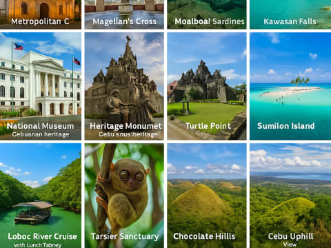 5-Day Cebu and Bohol Adventure Tour with Moalboal and Oslob