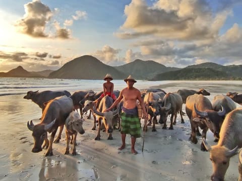 8-Hour Sasak Cultural Tour in Lombok with villages, beach, and pearls