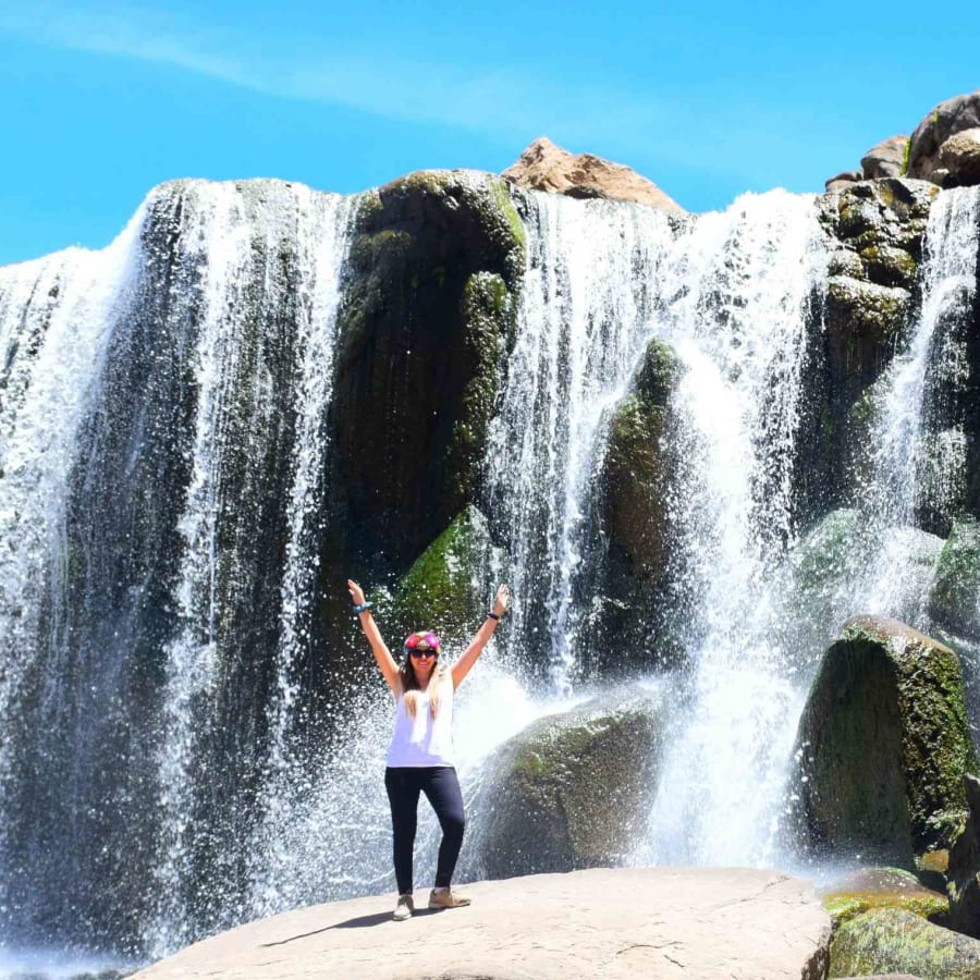 1-Day Pillones Waterfalls Hike from Arequipa with Imata Stone Forest