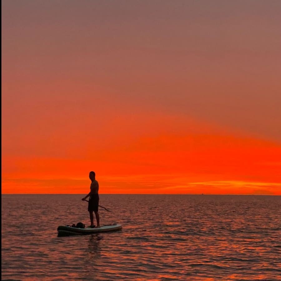 1-Day Stand Up Paddle Sunset Tour in Tanjung Aru from Kota Kinabalu