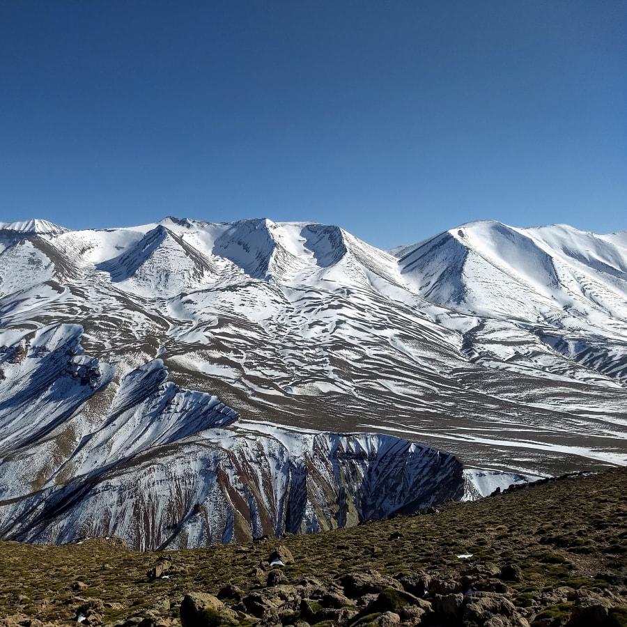 4-Day Mount M'Goun Summit Trek in the High Atlas from Aït Bouguemez