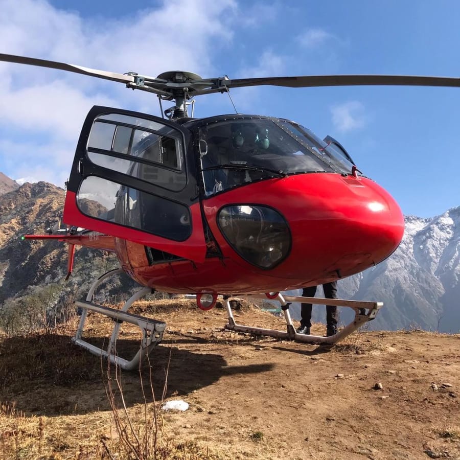 Full-Day Helicopter Tour to Mardi Himal Base Camp from Pokhara