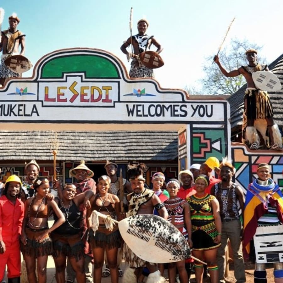 5-Hour Lesedi Cultural Tour from Johannesburg with Pan African Feast