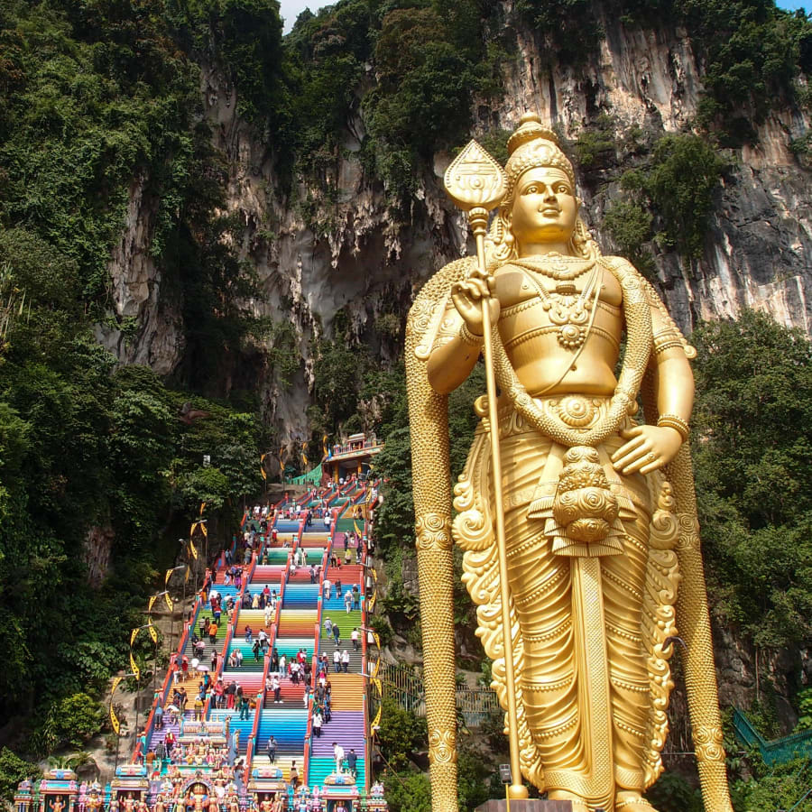 7-Hour Kuala Lumpur Sightseeing Tour with Batu Caves