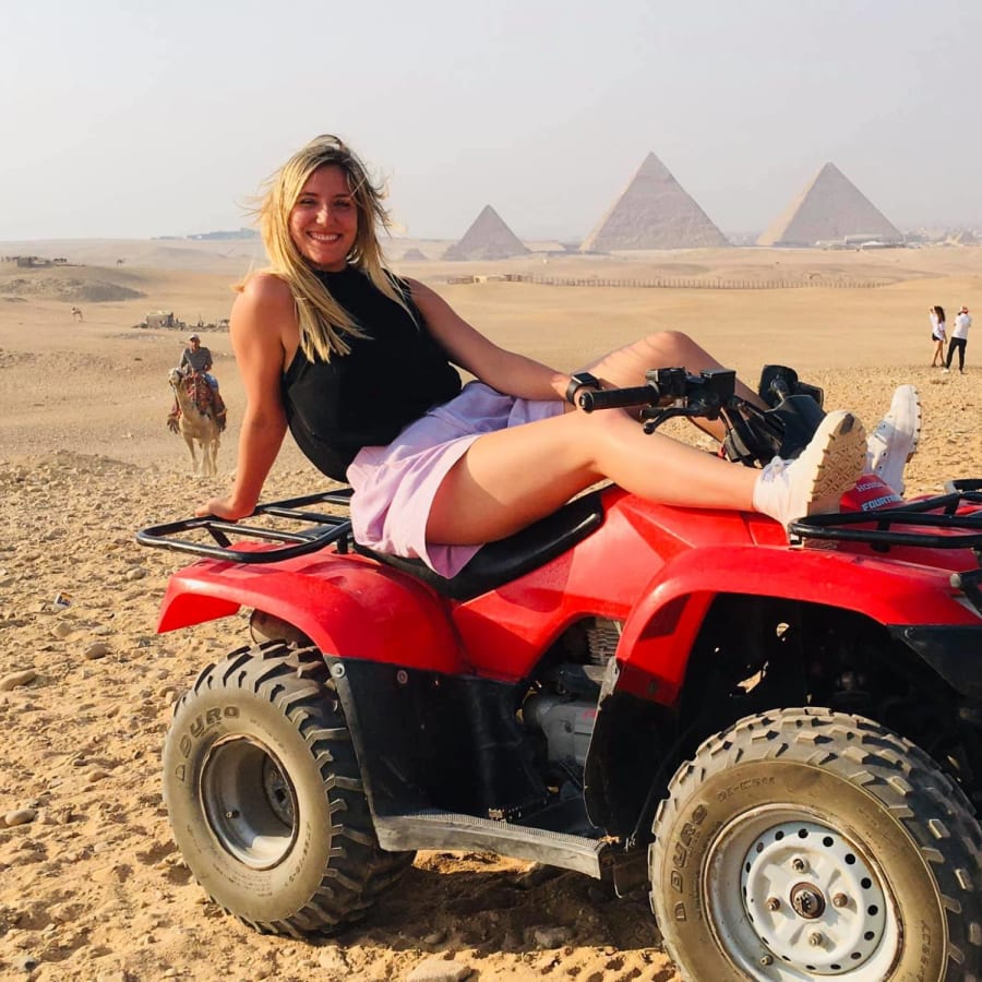 1-Hour Giza Quad Bike Adventure with Pyramids Desert Views