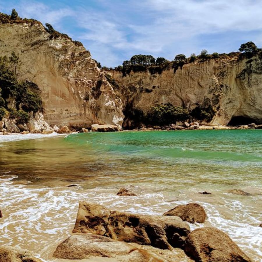10-Hour Coromandel Tour from Auckland with Cathedral Cove and Hot Water Beach