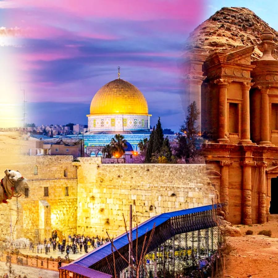 12-Day Luxury Holy Land Tour from Amman with Petra, Jerusalem and Cairo