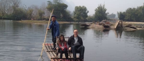 Full-Day Yangshuo Cycling and Bamboo Rafting Tour on the Dragon River