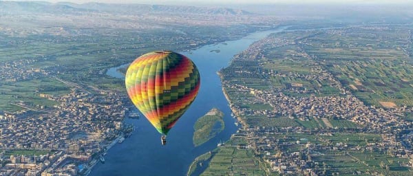 3-Hour Hot Air Balloon Tour of Luxor with Nile Crossing