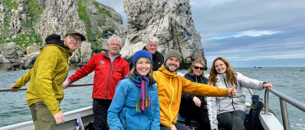 Howth coastal cruise around the Island of Ireland’s Eye. Dublin. Guided.