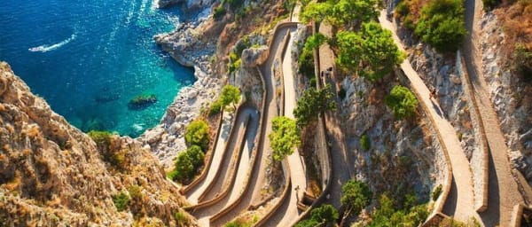 SEMI - PRIVATE: Capri boat tour with transfer by high speed train from Rome