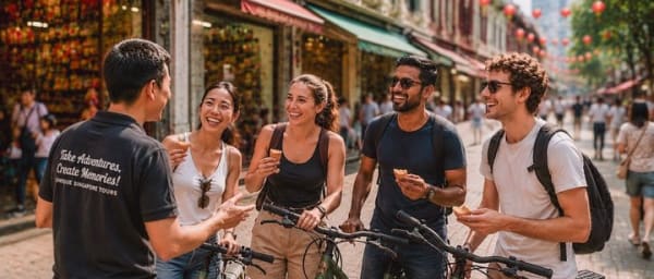 Singapore Bike and Bites: Small Group Food Tour on Bicycle