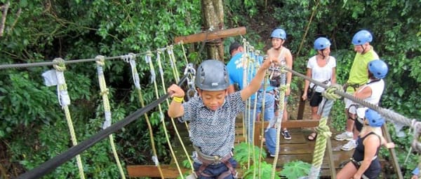 Roatan Half day zip line combo beaches monkeys and sloth hangout