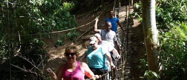 3 Combo Excursion Zip line, suspension bridge and beach