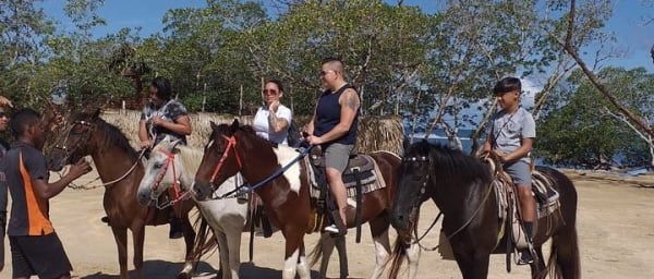 Roatan Horseback Riding and Private Day Pass at Brady's Cay
