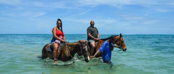Bamboo Rafting and horseback