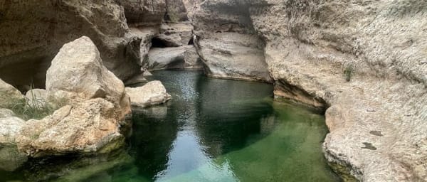 Private Day Trip to Wadi Shab, Fins Beach & Bimmah Sinkhole