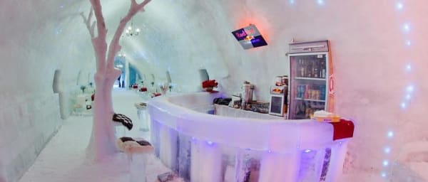 Sleep in the ICE HOTEL at Balea Lake