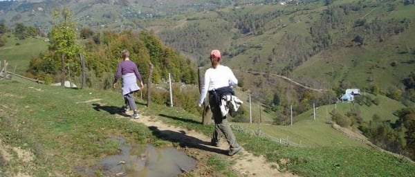 Hill Walking & Gourmet Traditional Lunch on Mountains near Bran Castle