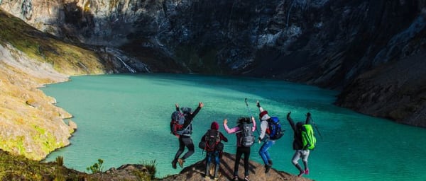 2 days - Trekking snowy the Altar Volcano & Yellow Lagoon Visit
