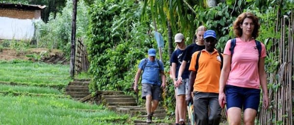 Trekking to Heeloya village from Kandy