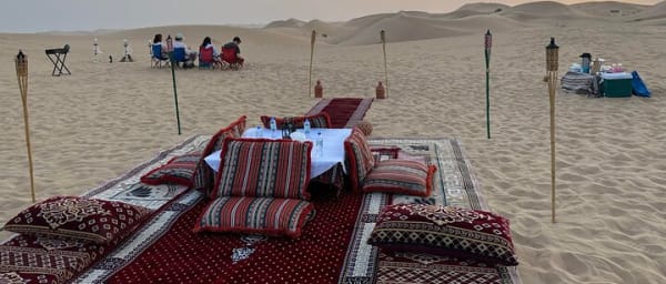 Liwa Overnight Private Desert Safari with BBQ & Sunset Views