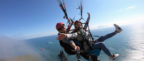 Paragliding tandem flight