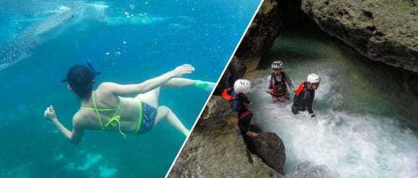 1-Day South Cebu Adventure with Whale Sharks Tumalog and Canyoneering