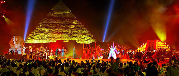 2-Hour Giza Pyramids Sound and Light Show after Sunset