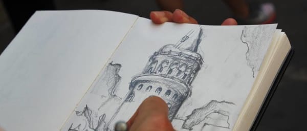 5-Hour Sketching Tour of Istanbul with Galata Tower and Salt Galata