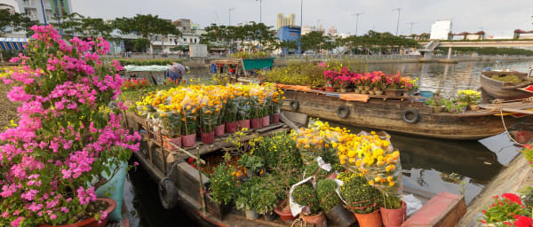 4-Hour Ho Chi Minh Scooter Tour with 15 Local Markets