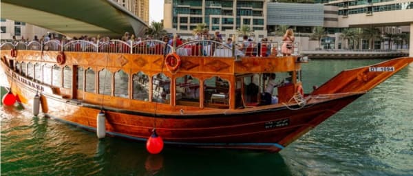 3-Hour Dubai Marina Dhow Cruise with Dinner