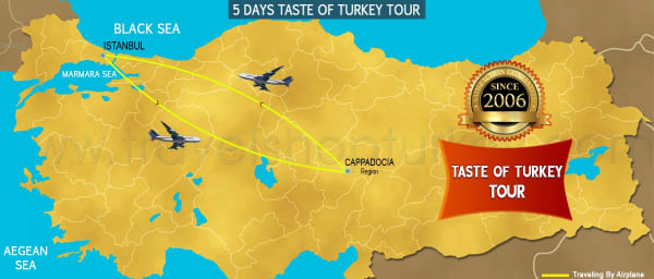 5-Day Istanbul and Cappadocia Sightseeing Tour with Bosphorus Cruise