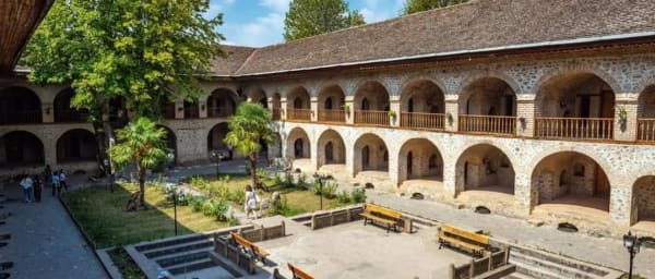 Full-Day Shaki History Tour from Baku with Kish Village and Zipline